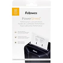 Amazon | フェローズ シュレッダー専用 メンテナンスシート 細断する